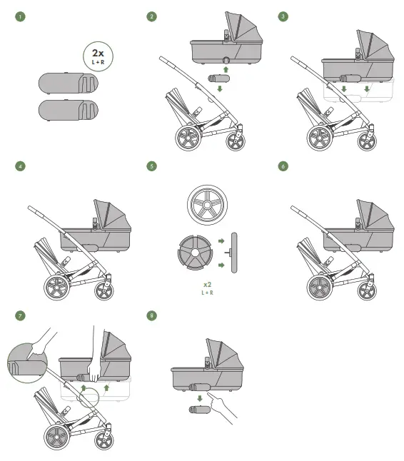 JOOLZ Geo3 Duo Adapters Upper Cot - fig