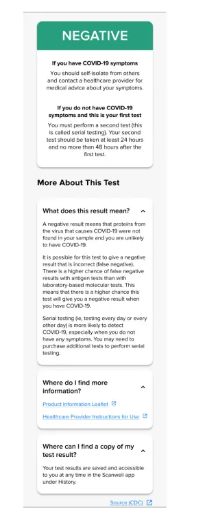 BD Veritor Rapid COVID-19 Antigen Test Instruction fig 14
