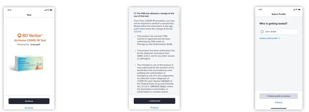 BD Veritor Rapid COVID-19 Antigen Test Instruction fig 3