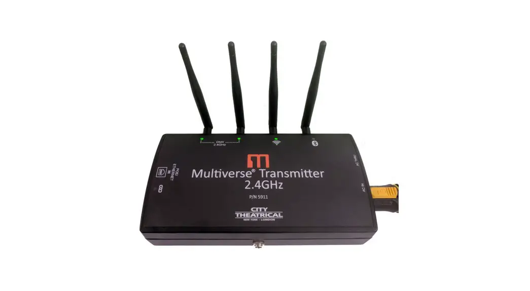 City Theatrical Cti 5910 Wireless Multiverse Transmitters Instructions