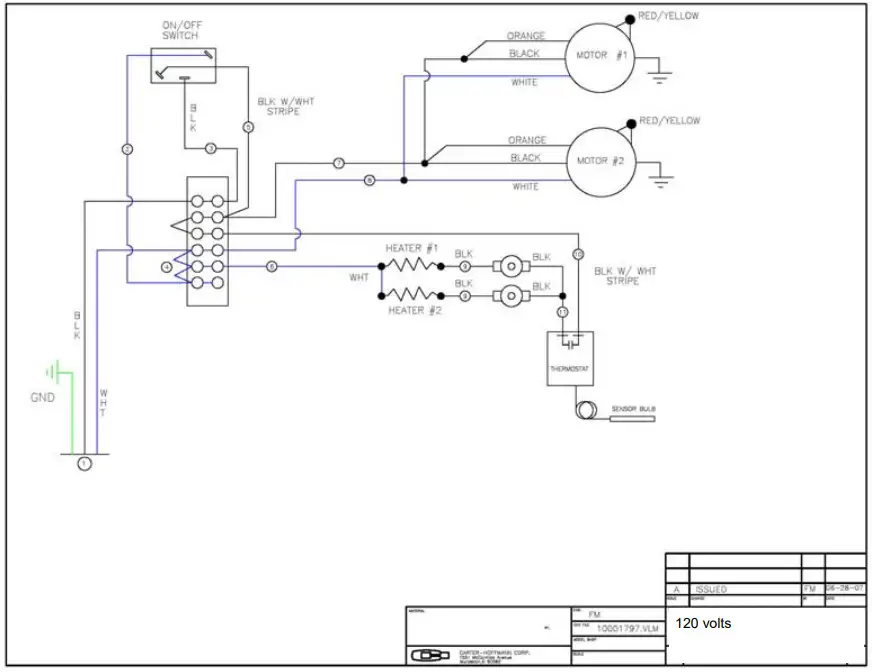 CARTER HOFFMANN CNH14XD Fried Food Holding Cabinet - WIRING DIAGRAMS