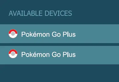 AVAILABLE DEVICES