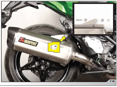 AKRAPOVIC Kawasaki NINJA H2 SX Slip-On Line Motorcycle Exhaust-12