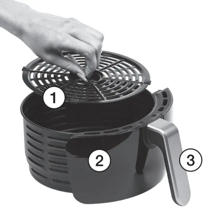 COPPER CHEF HF-5009LCD Power AirFryer - Accessories