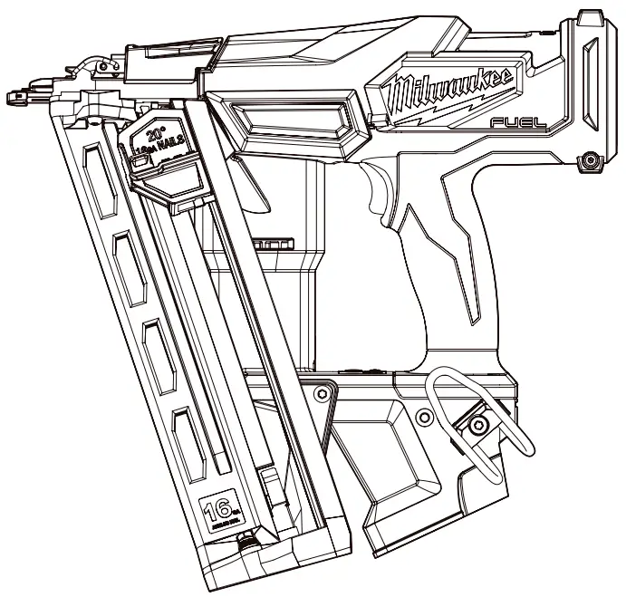 milwaukee M18FN16GA 0CNZ 18V 16ga Finishing Nailer