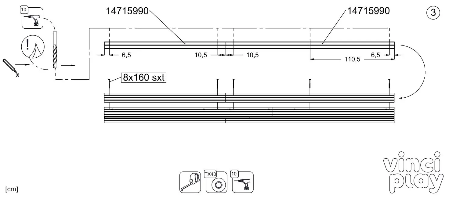 vinci play WD1457-1 Solo WD Sandbox Lid - Figure 8