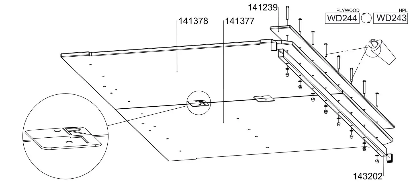 vinci play WD1457-1 Solo WD Sandbox Lid - Figure 9