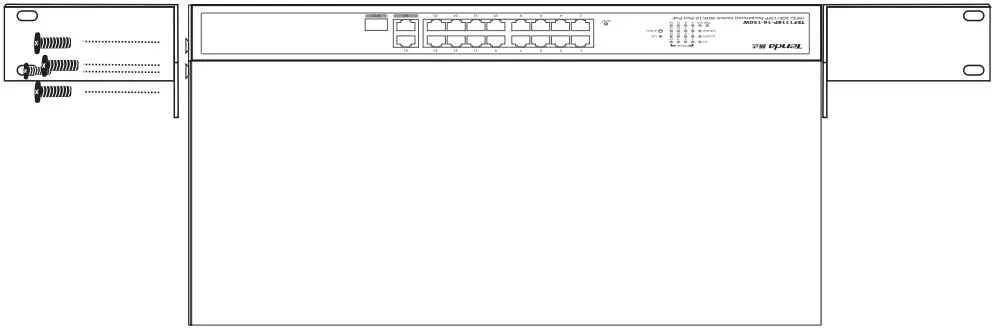 Tenda TEF1126P24 250W 16FE 2GE 1SFP Rackmount Switch With 16 Port PoE - Figure 4