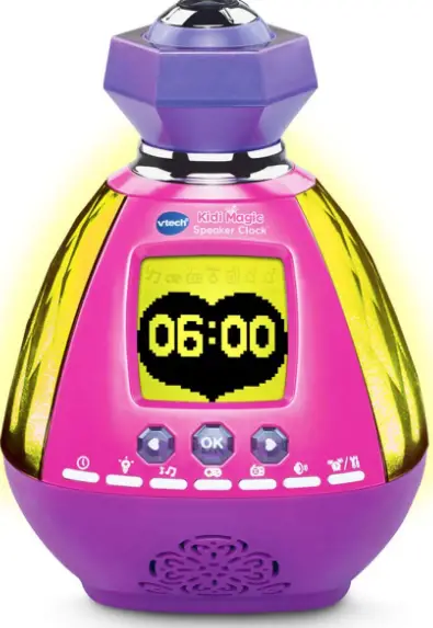 VTech 80-163460 Kidi Magic Light Projector Speaker Clock - Copy