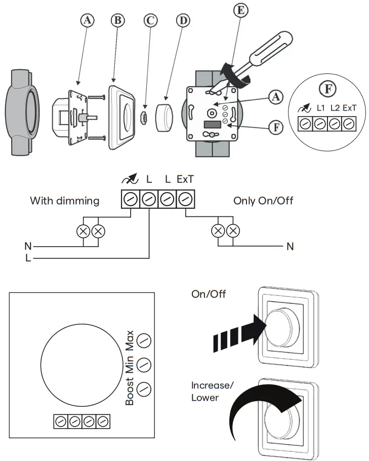VADSBO VD600 Rotary Dimmer fig