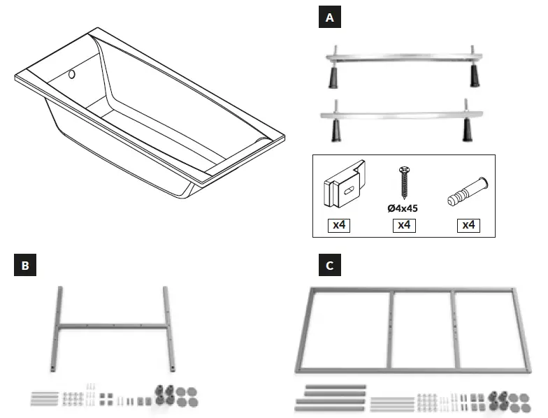 cersanit-Smart-170x80-L-P-WP-SMARTx170-LNL-Acrylic-Bathtub-03