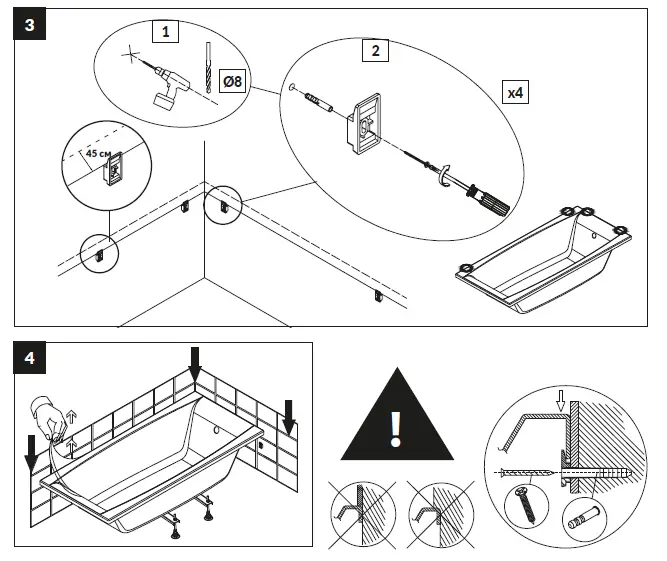 cersanit-Smart-170x80-L-P-WP-SMARTx170-LNL-Acrylic-Bathtub-15