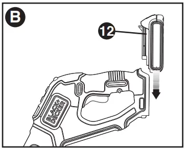 BLACK DECKER LST522 20V MAX STRING TRIMMER 18