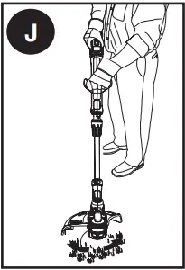 BLACK DECKER LST522 20V MAX STRING TRIMMER 25