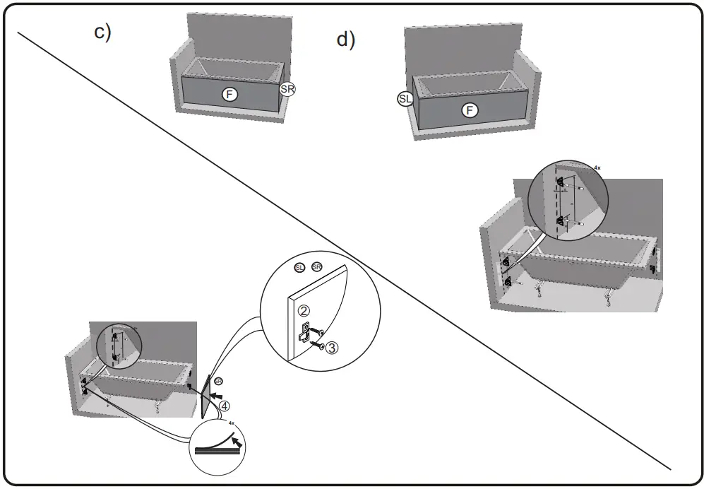 RAVAK X000001059 Panel for Bathtub - Fig 9