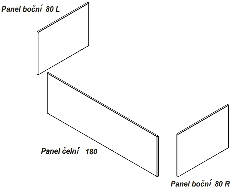 RAVAK X000001059 Panel for Bathtub