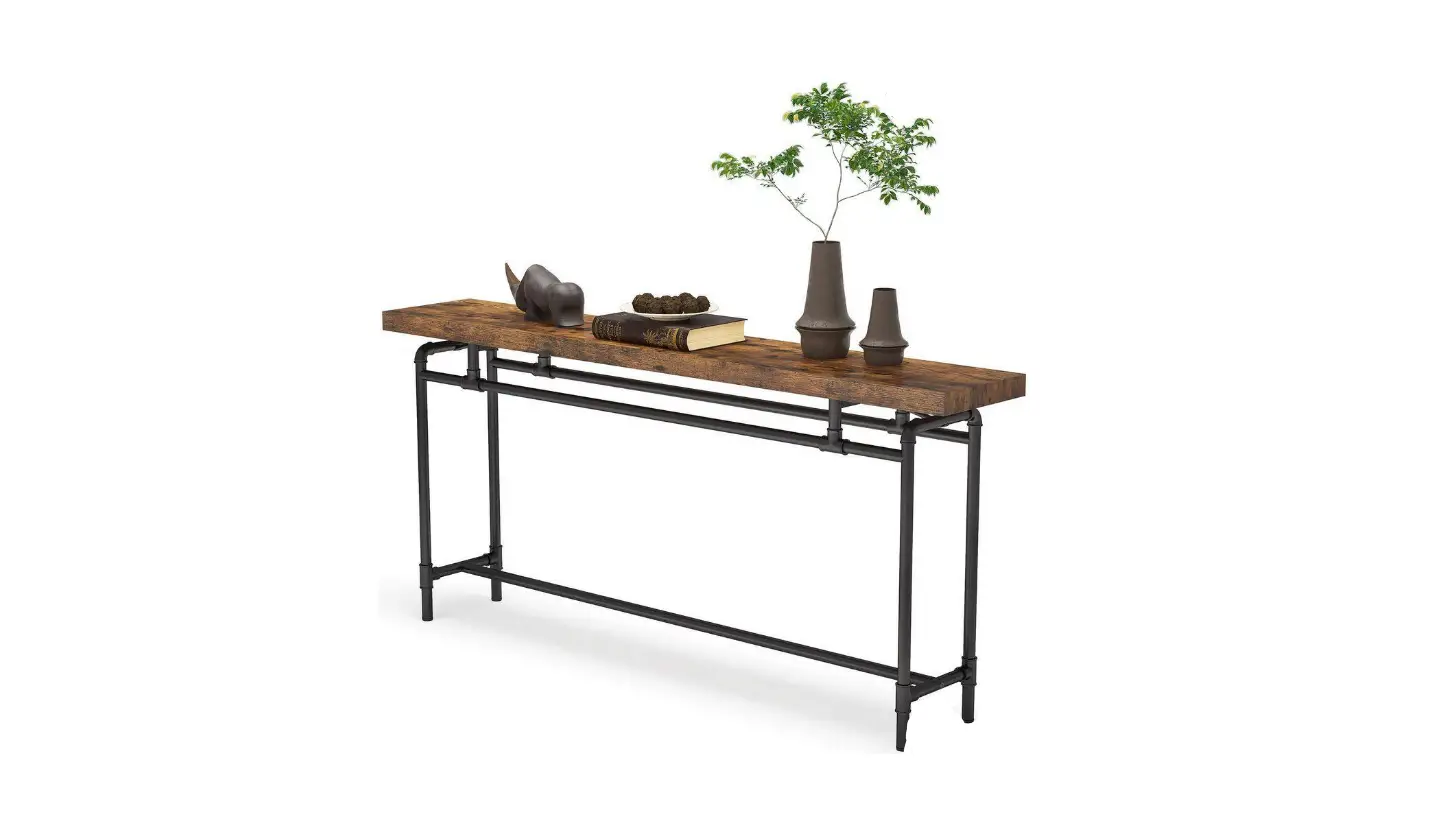 Tribesigns Tjhd-jw0309-m Wood Vintage Brown Sofa Table Instruction Manual Tribesigns Tjhd-jw0309-m Wood Vintage Brown Sofa Table Instruction Manual