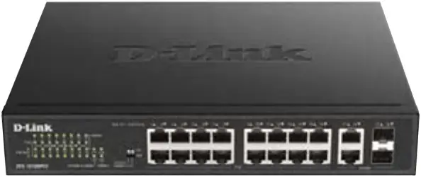 D-Link DES-1018MPV2 Unmanaged Switch with 16 PoE Port