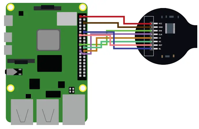 Joy-IT 19192 Round 1.28 Inch Circular IPS LCD Display - Fig 2