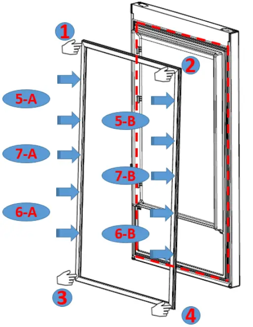 SOGEDIS 252-266-278 Reversing The Door - fig23