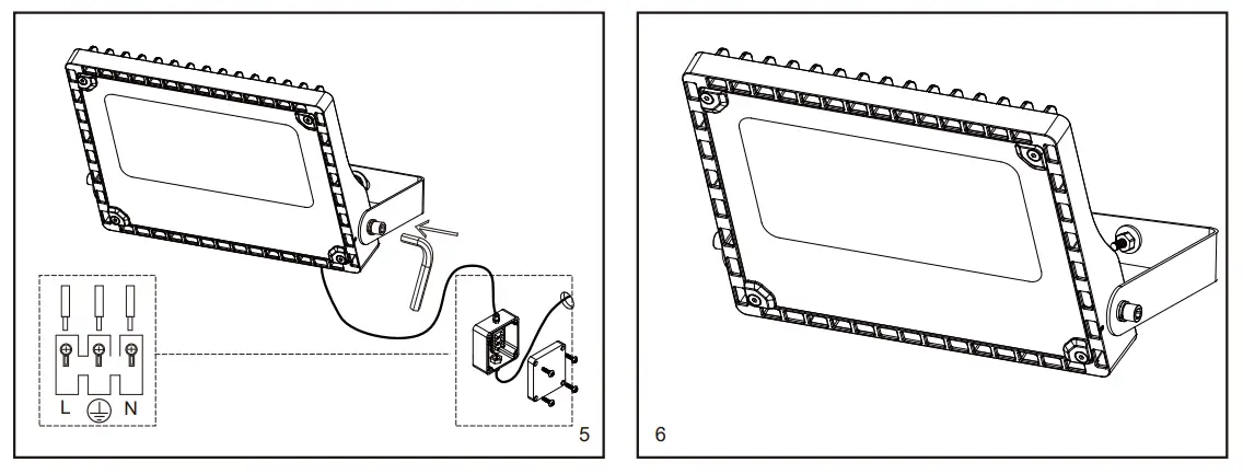 ROBUS RCM5030AS 04 Cosmic 50W LED Flood Light - Fig 1