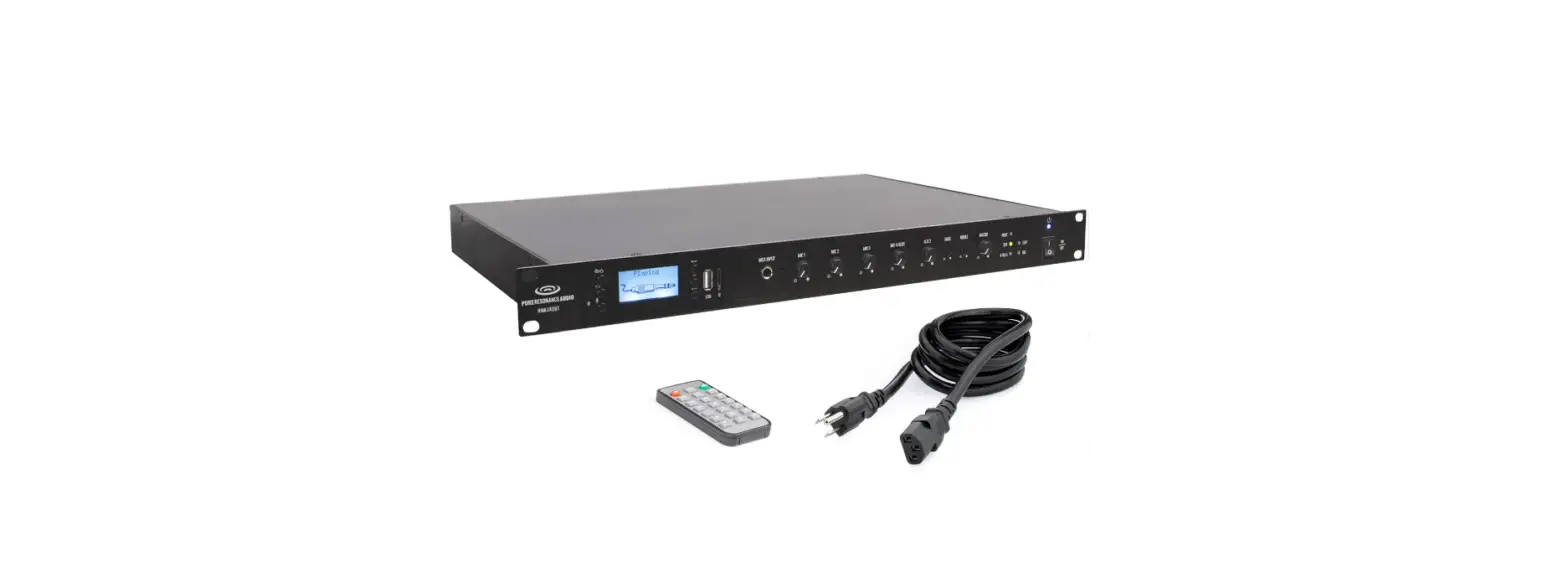 Pure Resonance Audio Rma240bt 5-channel 240w Commercial Rack Mount Mixer Amplifier Instruction Manual Pure Resonance Audio Rma240bt 5-channel 240w Commercial Rack Mount Mixer Amplifier Instruction Manual