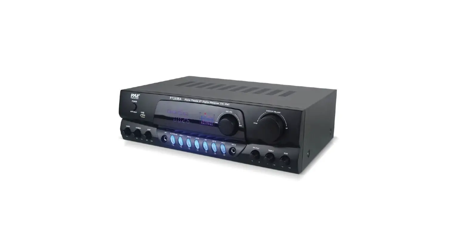 Pyle Pt250ba Home Theater Wireless Bt Streaming Receiver Amplifier User Guide