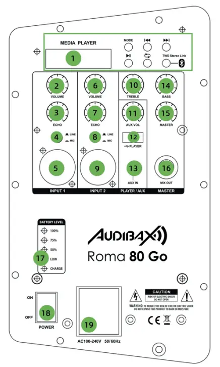 AUDIBAX Roma 80 Go Portable Laptop fig