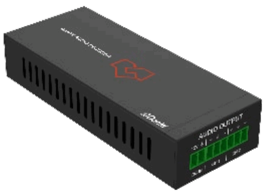 VigilLink VLDT AA2D Dante 2CH Analog Audio Decoder with PoE -