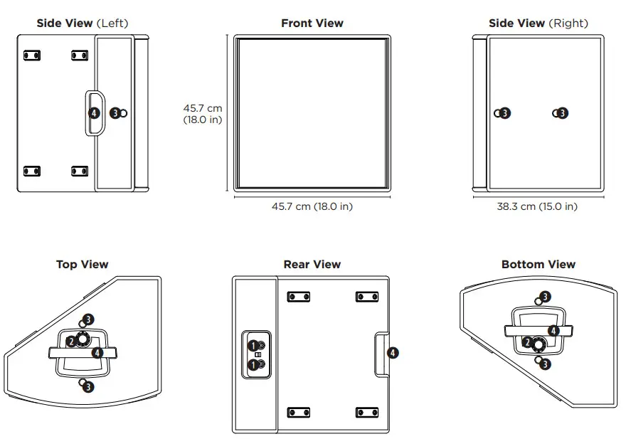 BOSE AMM112 Multipurpose Loudspeaker - Product Details