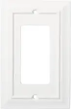 allen   roth W31559-PW-UC Wood Architectural 1-Gang Standard Decorator Wall