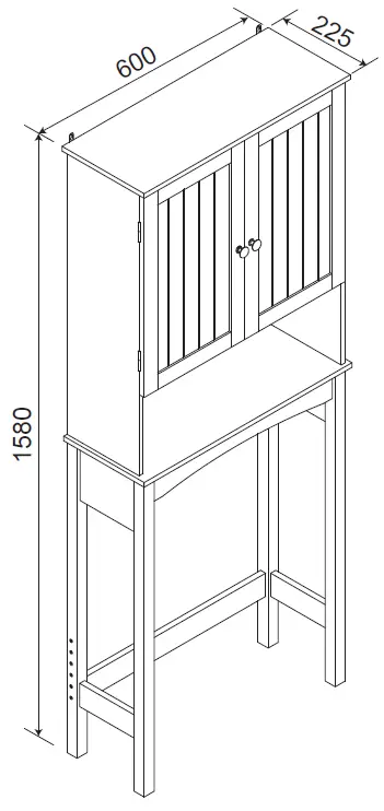 Unbranded-Ba-50AAK-MDF-Home-Over-the-Toilet-Storage-for-Bathroom-fig-1