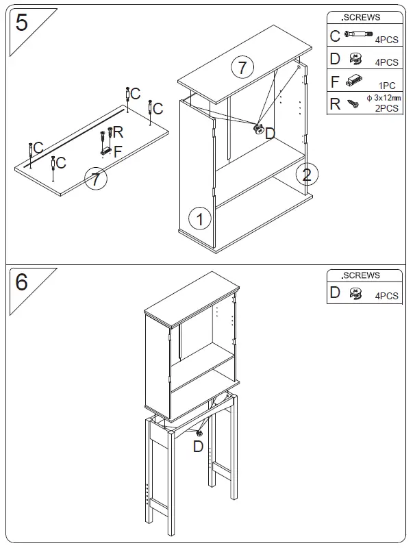 Unbranded-Ba-50AAK-MDF-Home-Over-the-Toilet-StoragUnbranded-Ba-50AAK-MDF-Home-Over-the-Toilet-Storage-for-Bathroom-fig-6e-for-Bathroom-fig-6