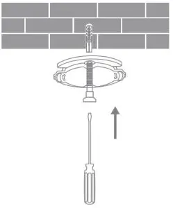 FIG 4 Mounting the Security Camera on a Wall