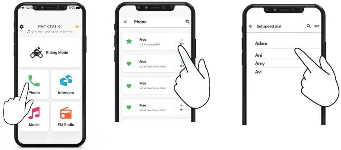 MAKING AND RECEIVING PHONE CALLS