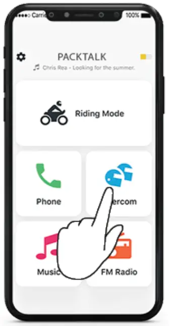 To initiate 2-way pairing