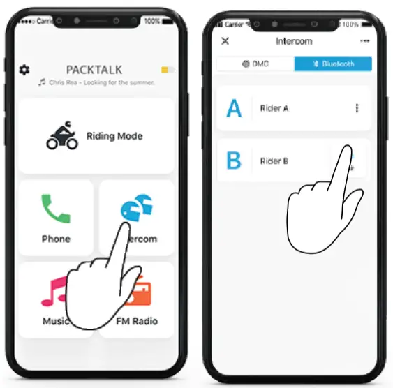 To initiate 2-way pairing