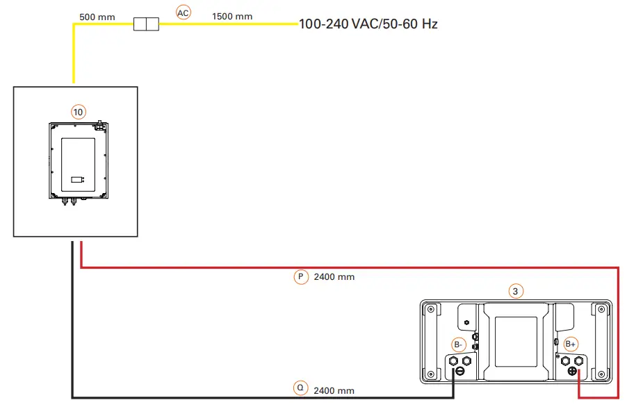 Connect the cruise motor and terminator