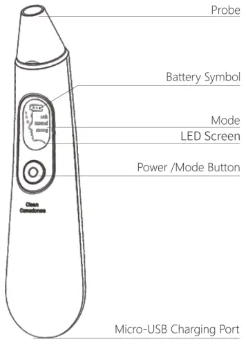 DOSEAO BHR N22001 Blackhead Remover with LED Screen - Product Overview