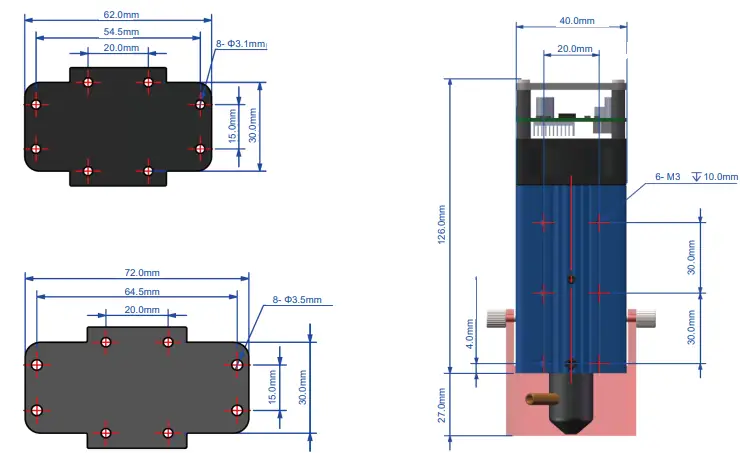 Genmitsu-CFL55P -5-5W-Compressed-Spot-Fixed-Focus-Laser-Module-FIG-2