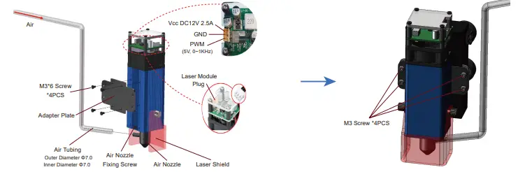 Genmitsu-CFL55P -5-5W-Compressed-Spot-Fixed-Focus-Laser-Module-FIG-3