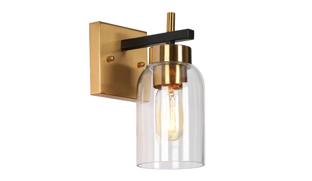 Zevni A04604 Bamako 9 Inch H Brass Wall Sconce Instruction Manual