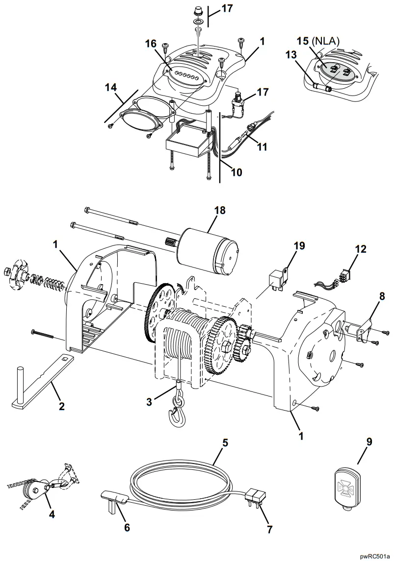 POWERWINCH RC23 Trailer Winch - Figure 14