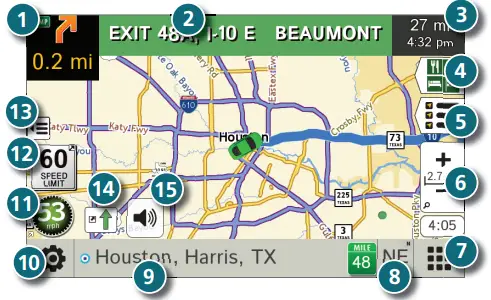 RAND McNALLY Road Explorer 5 -Main Menu