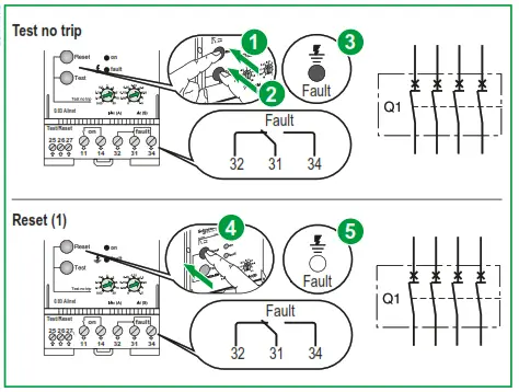 Schneider Electric 56165 Residual Current Protection Relay - 10
