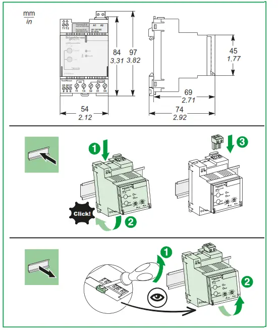 Schneider Electric 56165 Residual Current Protection Relay - 3