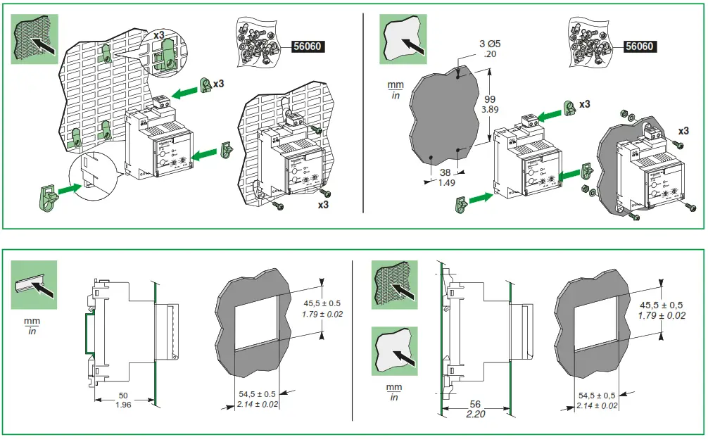 Schneider Electric 56165 Residual Current Protection Relay - 4
