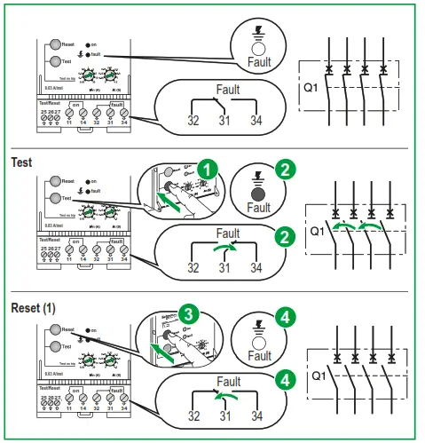 Schneider Electric 56165 Residual Current Protection Relay - 9