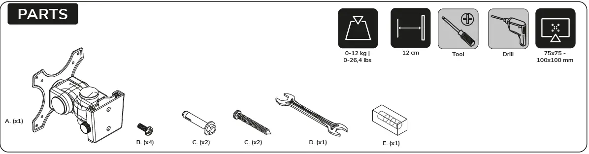 Neomounts-FPMA-W25-TV-Wall-Mount-fig-1