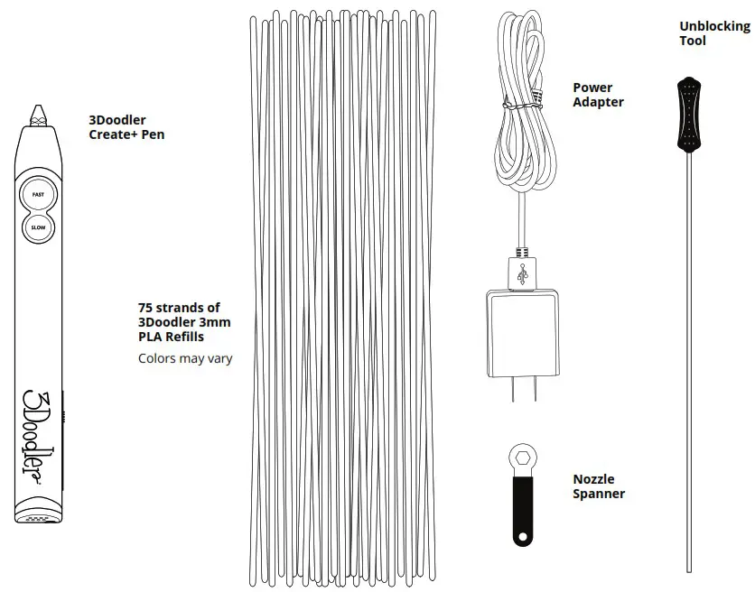 Invegora 3Doodler Start 3D Pen - INCLUDED